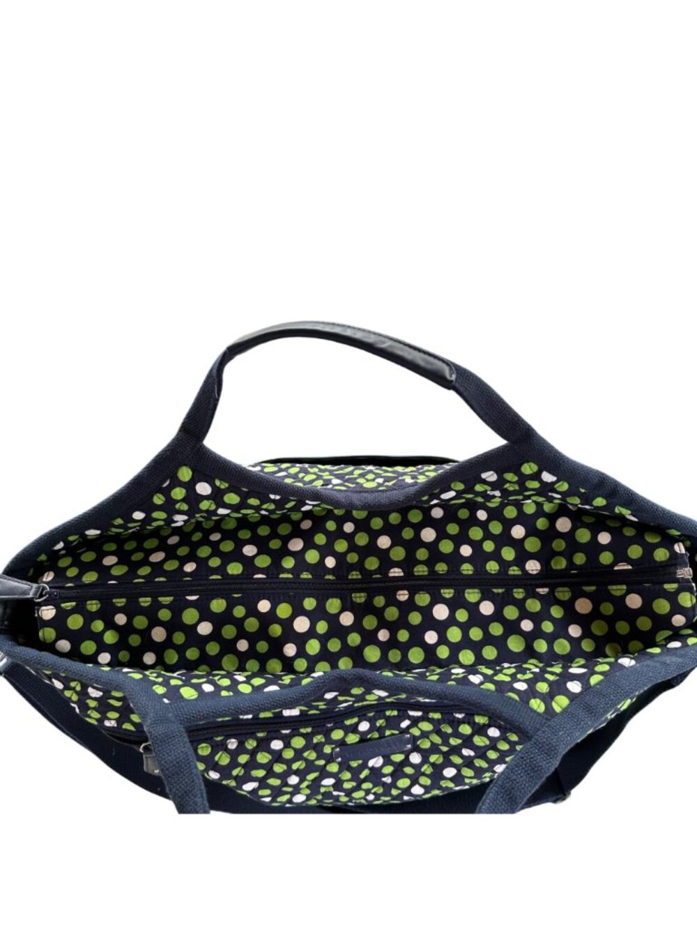Vera Bradley Quilted Carryall Travel Bag in the "Lucky Dots" Limited Edition - Picture 5 of 16